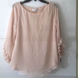 Calvin Klein peach Blouse